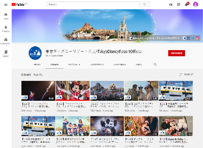 東京迪士尼官方Youtube